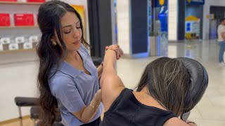 The Most Satisfying Chair Massage | Lady Azize