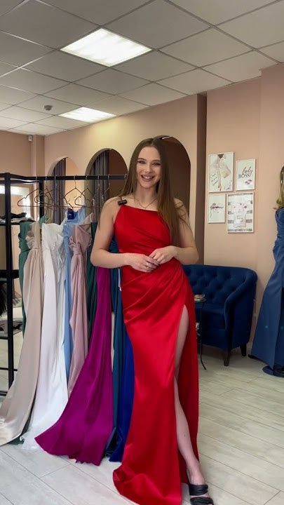 Обзор на выпускные платья на одно плечо #fashion #beautiful #dress # ...