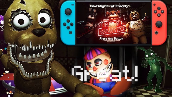 Five Nights at Freddy's The Core Collection + Help Wanted NINTENDO SWITCH  LOT
