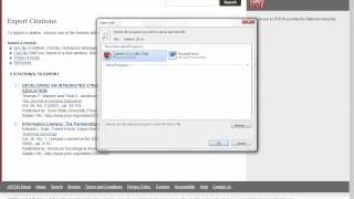 Exporting Articles From JSTOR to EndNote