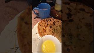 Aloo Paratha | Pahadi Breakfast | #indianfood #homemade #shorts  #food #cooking #pahadi #recipe