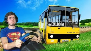 ПЕРВЫЙ РАЗ СЕЛ ЗА РУЛЬ АВТОБУСА - ИКАРУС в CITY CAR DRIVING + РУЛЬ ПЕРВЫЙ РАЗ СЕЛ ЗА РУЛЬ АВТОБУСА - ИКАРУС в CITY CAR DRIVING + РУЛЬ