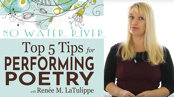 Top 5 Tips for Poetry Performance: Doing Poetry Ri...