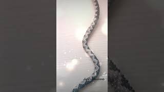 snake tubular necklace #handmade #beadednecklace #beaded #crochet #snake