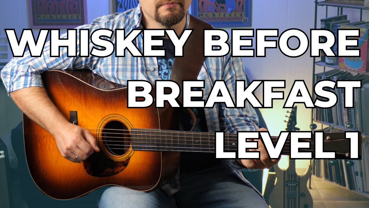 Your First Fiddle Tune Whiskey Before Breakfast // Bluegrass Guitar