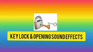 KEY LOCK & OPENING SOUND EFFECTS IN RUSH \ AMAZING SOUNDS\ FREE TO USE