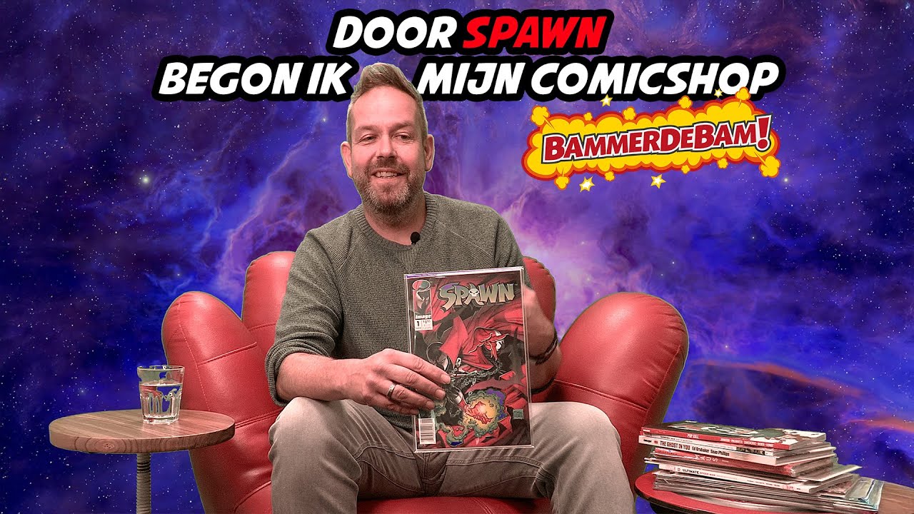 Van Spawn tot Ultimate Spider-Man – Marcel (Shortbox Comics) in De Rode Stoel