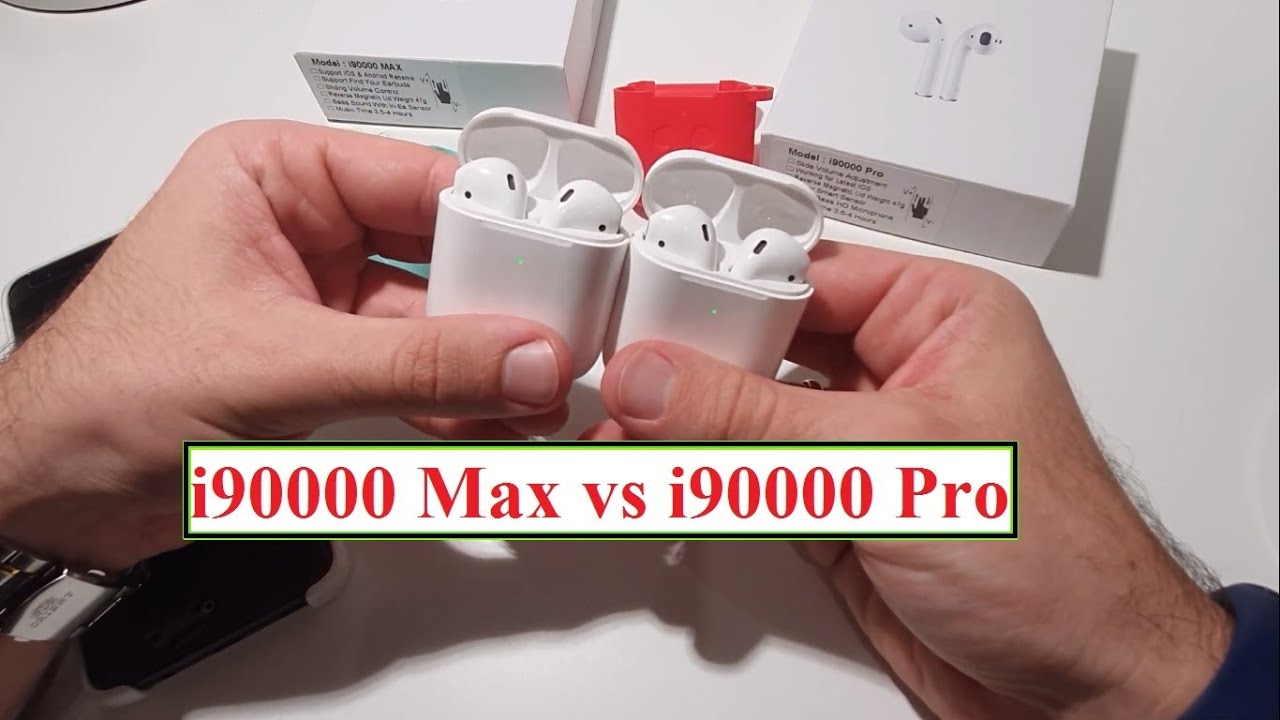 i90000 Max vs i90000 Pro часть 2. Аналог Apple Air Pods. Эксплуатация!
