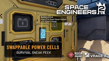 Space Engineers 2: Grid Power System & Swappable Power Cells