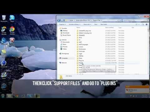 How to Transfer Plugins from After Effects CS5.5 to CS6. [Easy]