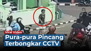 Pengamen di Traffic Light Pura-pura Pincang Terbongkar CCTV