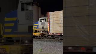 CN2779 BNSF7213 #es44ac #es44dc Mashup #excitirail #train #railroad #nighttime #canadiannational