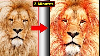 OIL PAINTING EFFECT in photoshop - without oil paint filter