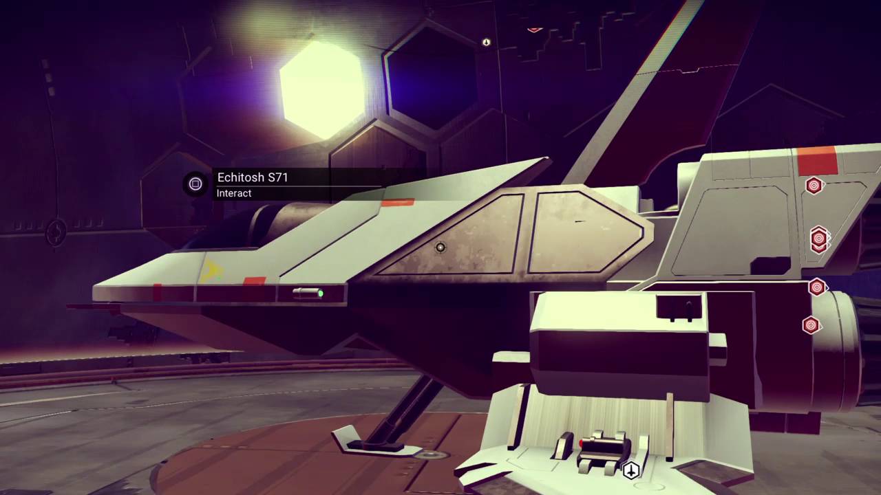 No Man's Sky 48 Slots White Starfighter