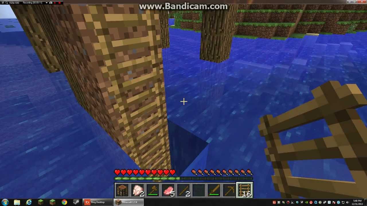 Minecraft - New Year's Amplified Survival Series - Part 1 - FREAKING WITCH HUT!!