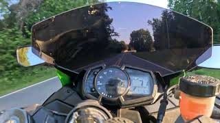 Sunrise at Crowders Mountain NC golf course. Kawasaki ZX6R