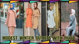 Modest Winter Outfits with Hijabs ||  winter Hijab Outfits ||Modest Outfits @ridasfashionworld1793 screenshot 4