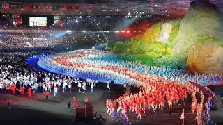 Asian Games 2018 Opening Ceremony - Indonesia Athletes Defile