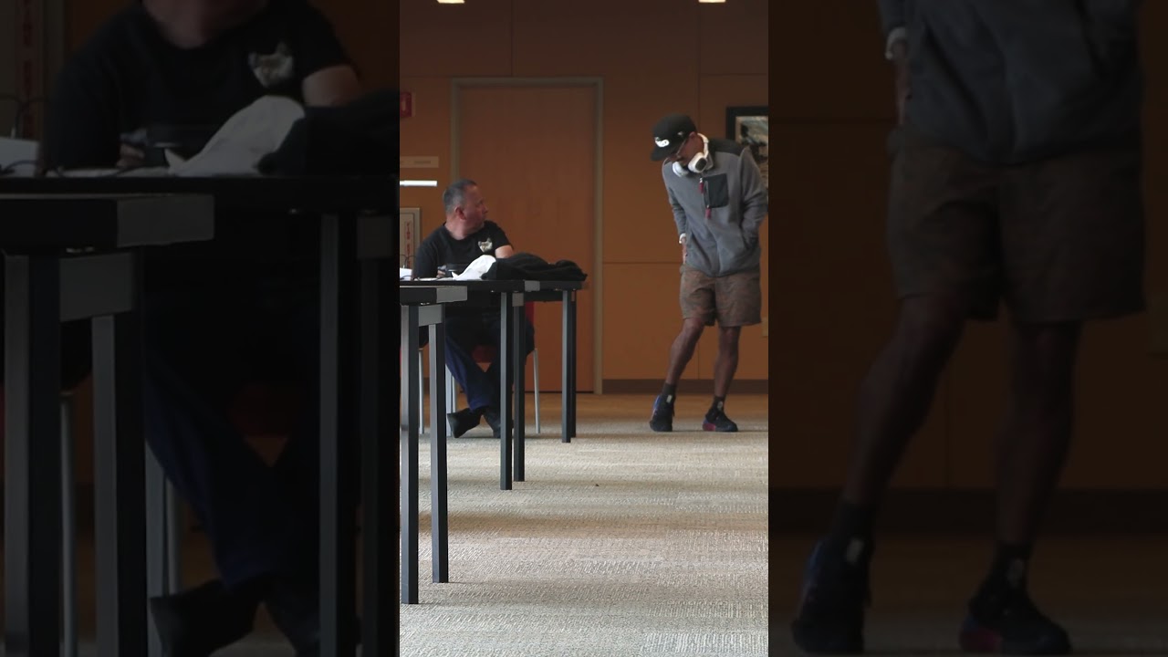 Library acoustic test went wrong 🤫💨🔊