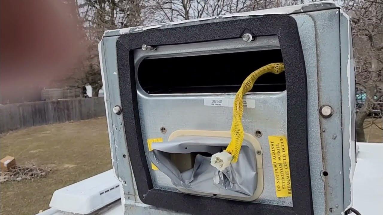 A/C LEAKING REPLACING MY RV/AC GASKET. Not as bad as I thought. YouTube