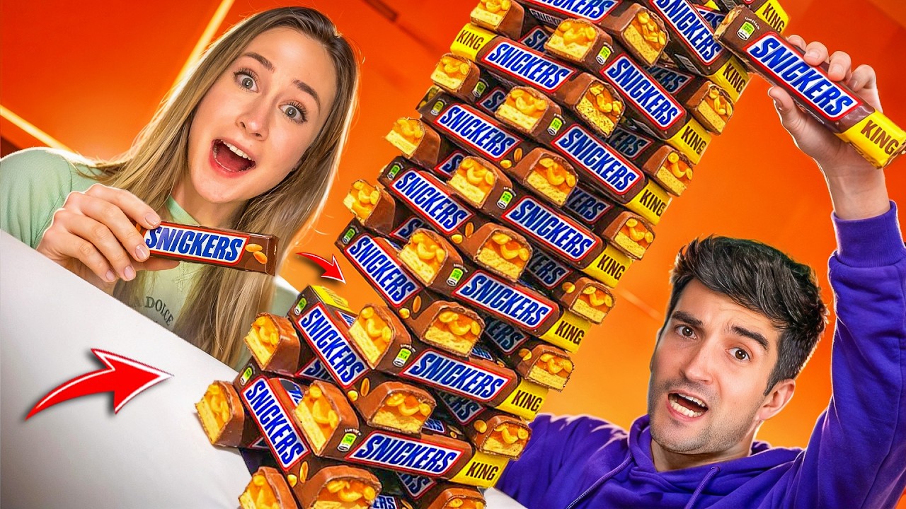 JENGA din PAHARE! Ultimul care o darama PIERDE!