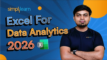 Excel for Data Analytics 2026 | Excel for Data Analyst | Data Analysis on Excel | Simplilearn