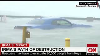 Irma weakens to a tropical depression