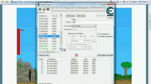 age of war hack with cheat engine