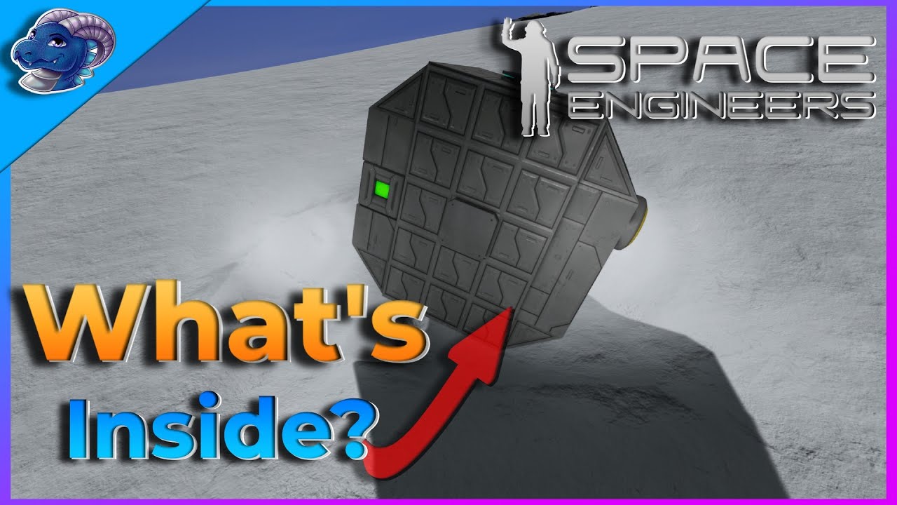 Just My Luck Saved by a Dropped Crate Space Engineers Ep 4 - YouTube
