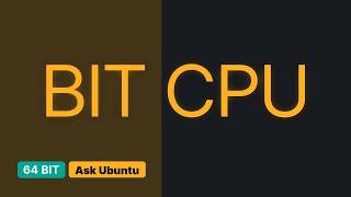 Ubuntu: Is this CPU architecture information from lscpu normal (2 Solutions!!)