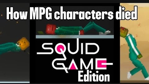 How melon playground characters died: Squid game edition