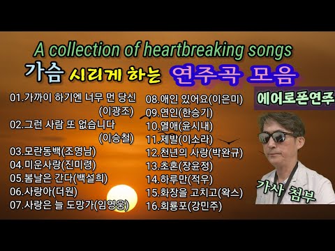 가슴 시리게 하는 연주곡 모음(A collection of heartbreaking songs) / 에어로폰연주