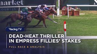 Dead-heat at Newmarket! Glorious Game & Havana Sprite share spoils in Listed feature | Racing TV screenshot 1