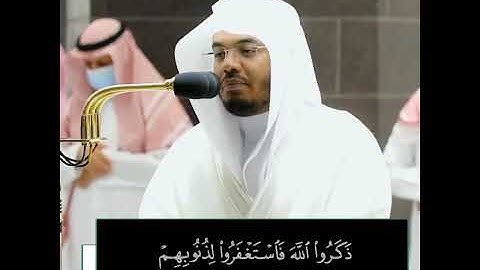 القارئ ياسر الدوسري سورة( ال عمران)