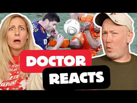 Doctor Reacts To 15 BRUTAL SOCCER FOULS: Some of These Are Downright Assault!!😳