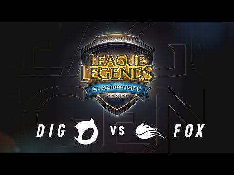 DIG vs FOX - Game 1 Summer Week 3 Day 3 (NALCS2) - DIG vs FOX - Game 1 Summer Week 3 Day 3 (NALCS2)