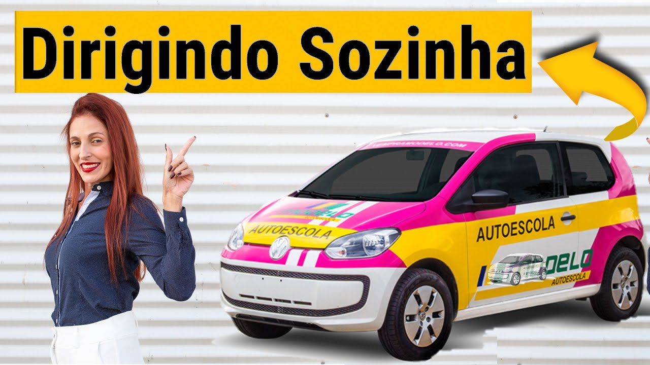 Dirigindo Sozinha pela Primeira Vez - Sem Medo de Bater o Carro - YouTube