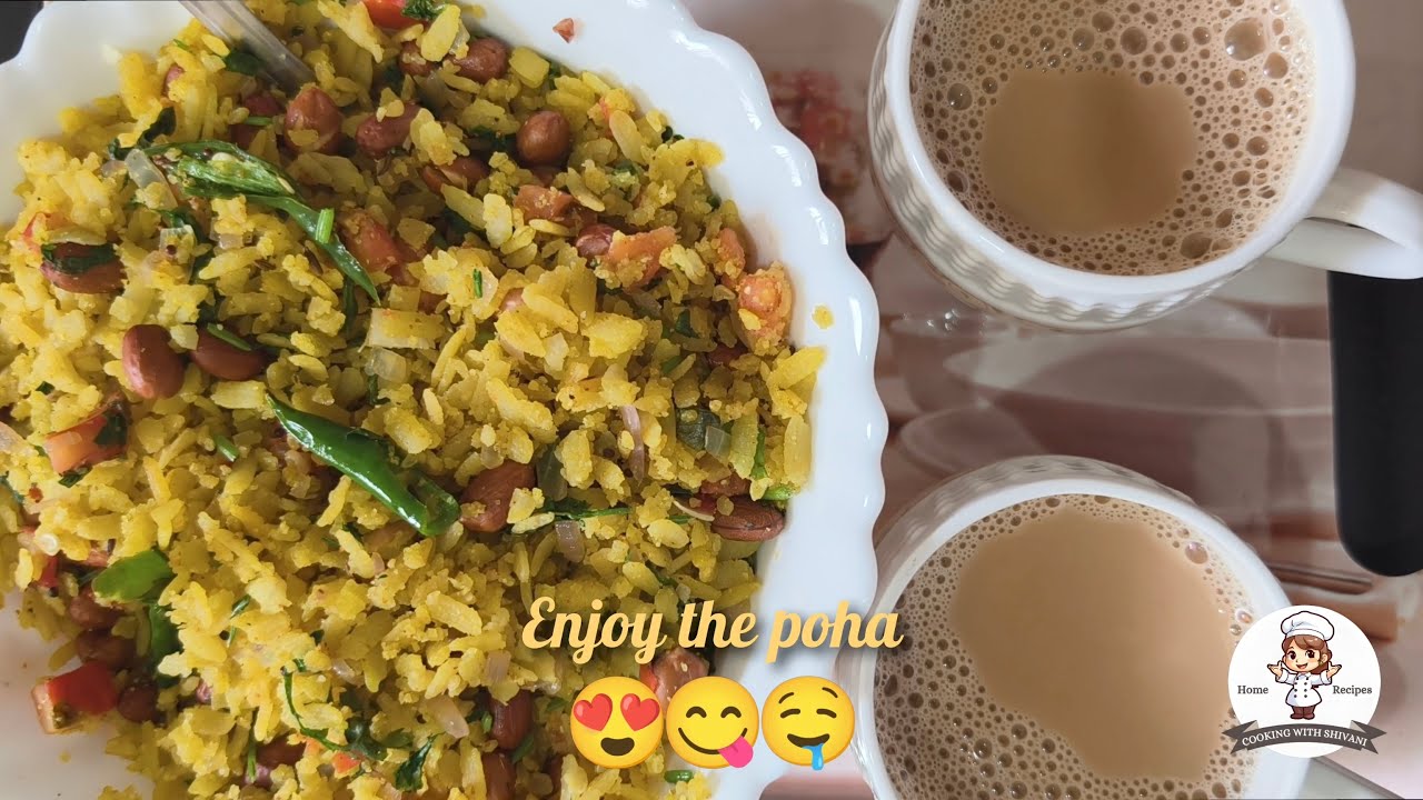 How to Make Poha at Home🔥 | Soft-Fluffy Kanda Poha Recipe | Healthy Indian Breakfast in 10 Minutes 😍