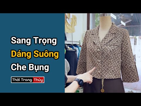 Video Họa tiết sang trọng cho chị em thích màu trầm | Áo nữ... - youtube