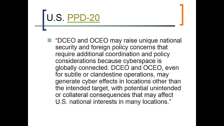 Cybersecurity: Law of War Part 3