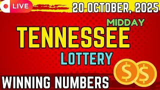 Tennessee Midday Lottery Results For - 20 Oct, 2025 - Cash 3 - Cash 4 - Powerball - Mega Millions