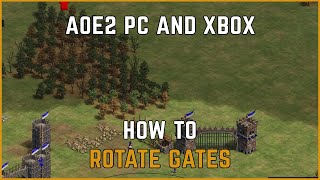 How to rotate gates in Age of Empires 2 on PC and XBOX - AoE2:DE Tutorials