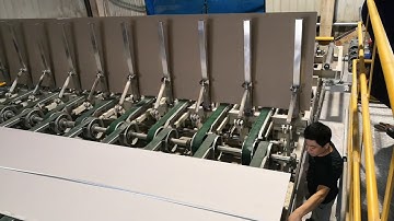 Gypsum block making machine