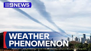 Unique Weather Phenomenon Stretches Sydneys Sky 9 News Australia