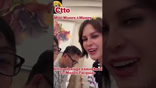 Mini Manny &Manny Pacquiao