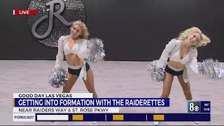 Young girls learn Raiderettes' moves at special camp