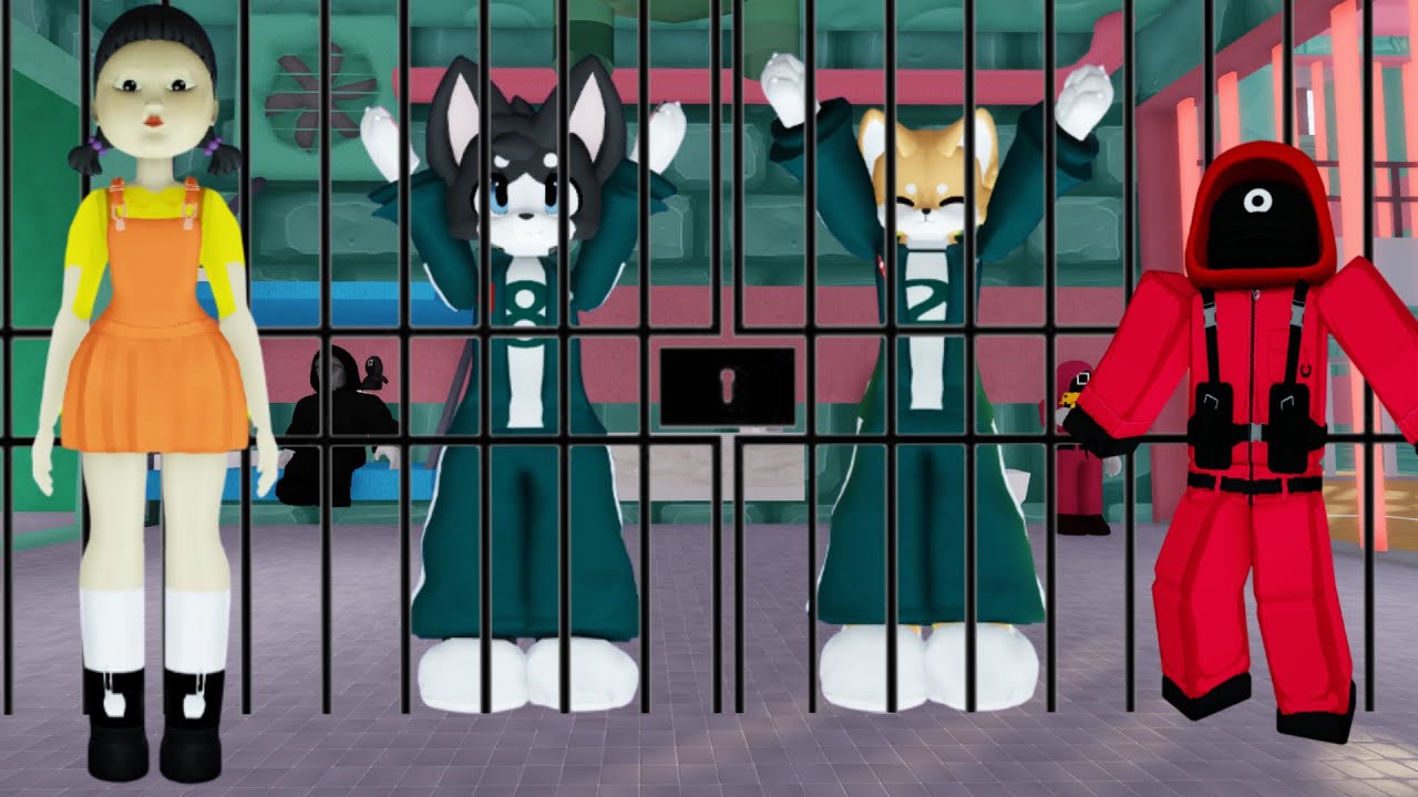 Tom Dan Ginger Di Penjara Squidgame!!! - Roblox