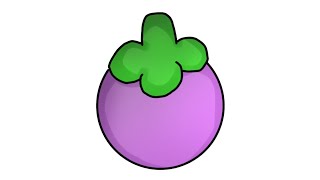 || how to draw mangosteen fruit || drawing tutorial || || how to draw mangosteen fruit || drawing tutorial ||