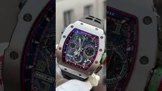RM 65-01. Titanium, Split Seconds Chronograph, Rapid Winding Mechanism
