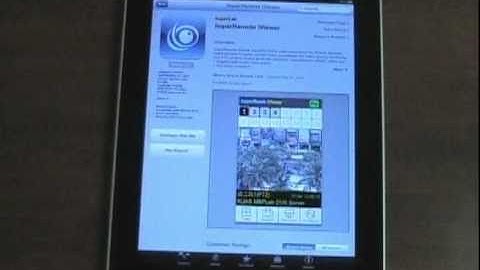 huperRemote iViewer on an iPad